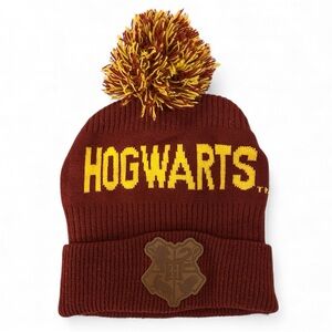 Hogwarts Harry Potter Knit Beanie Hat with Pom